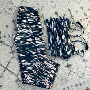 Sweaty Betty super sculpt pants and matching sports bra